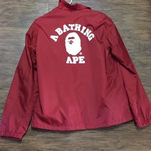 Bathing ape coaches jacket